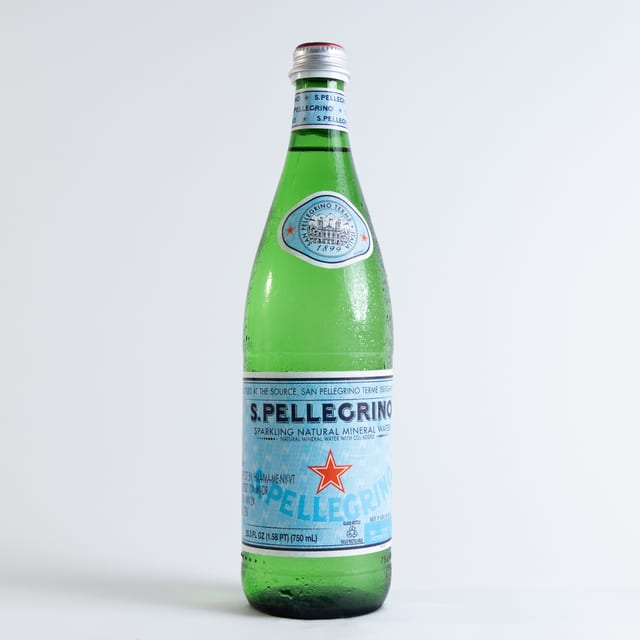 San Pellegrino Sparkling.