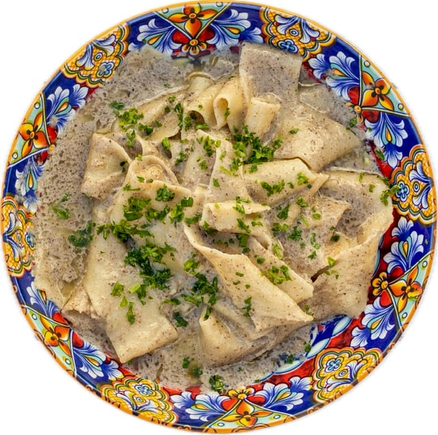 Pappardelle.