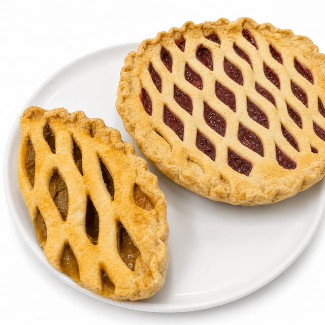 Seasonal Fruit Jam Pie.