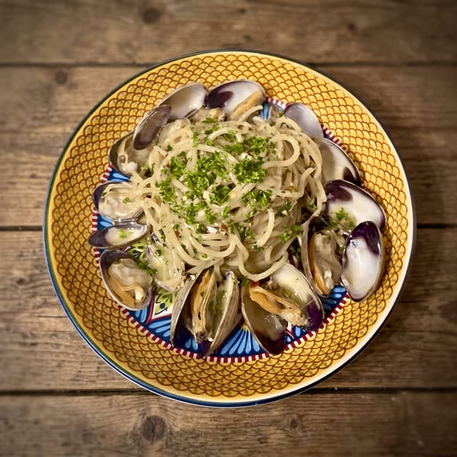 Spaghetti With clams.