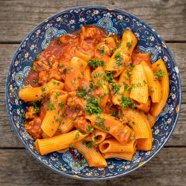 Rigatoni.