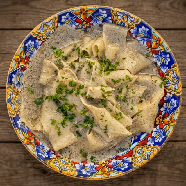 Pappardelle.